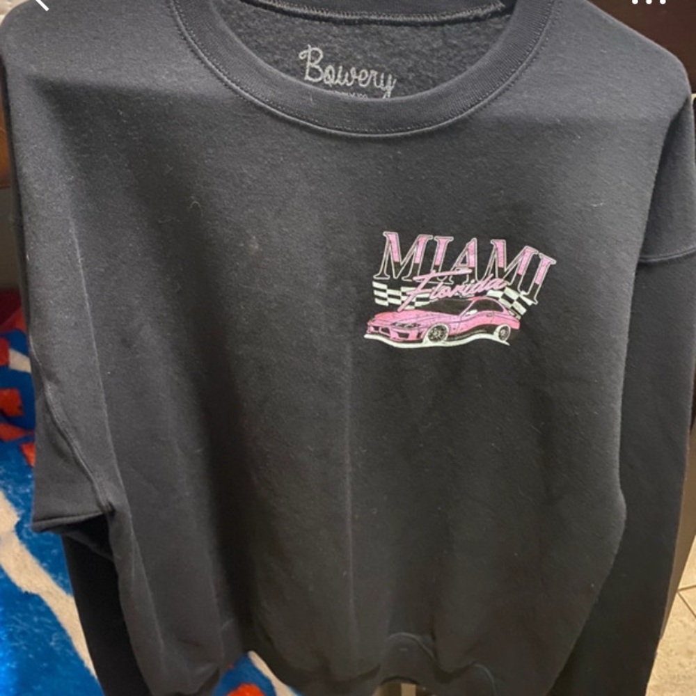 Miami theme sweatshirt